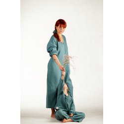 Womens nightdress - turquoise