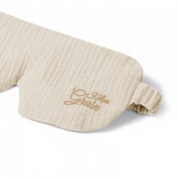 Muslin Jet Lag eye band with rosemary - different colour