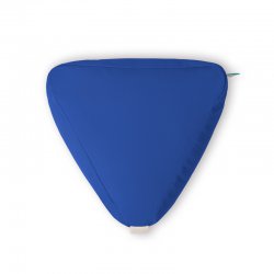 Meditation puff - triangular 65 cm - Krystyna's blue - different colour