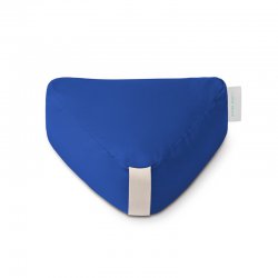 Meditation puff - triangular 37 cm - Krystyna's blue - different filling