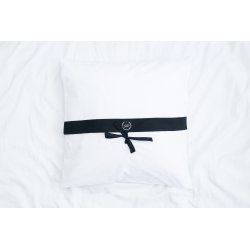 Pokrowiec biały na poduszkę Jaśka 40x40 cm bawełniany - OUTLET (3)