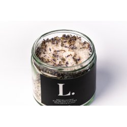 Bath salt with lavender 250ml - L. Deep relaxation pure organic lavender bath and sauna salt